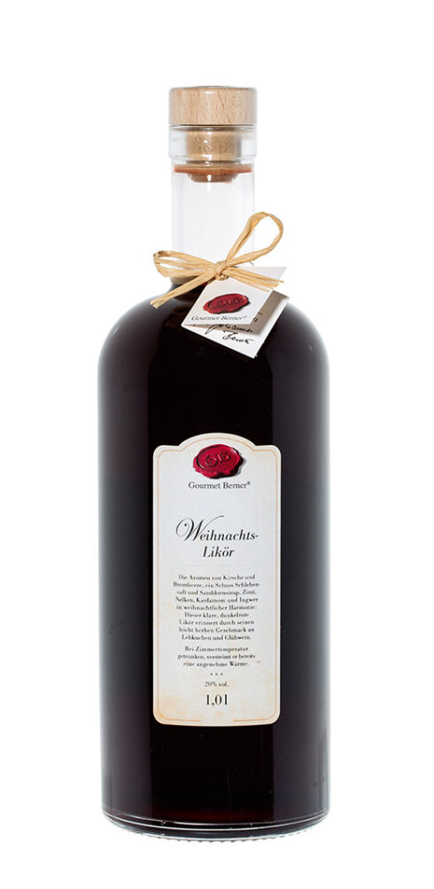 Weihnachtslikör 1 Liter (Gourmet Berner) - Feinkost-Pohl
