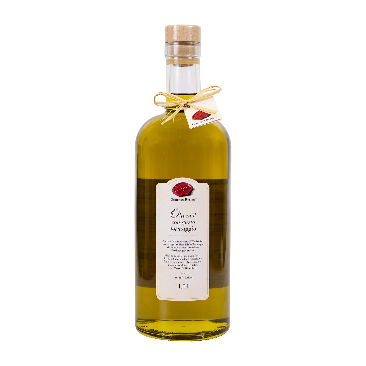 Olivenöl con gusto formaggio Italien