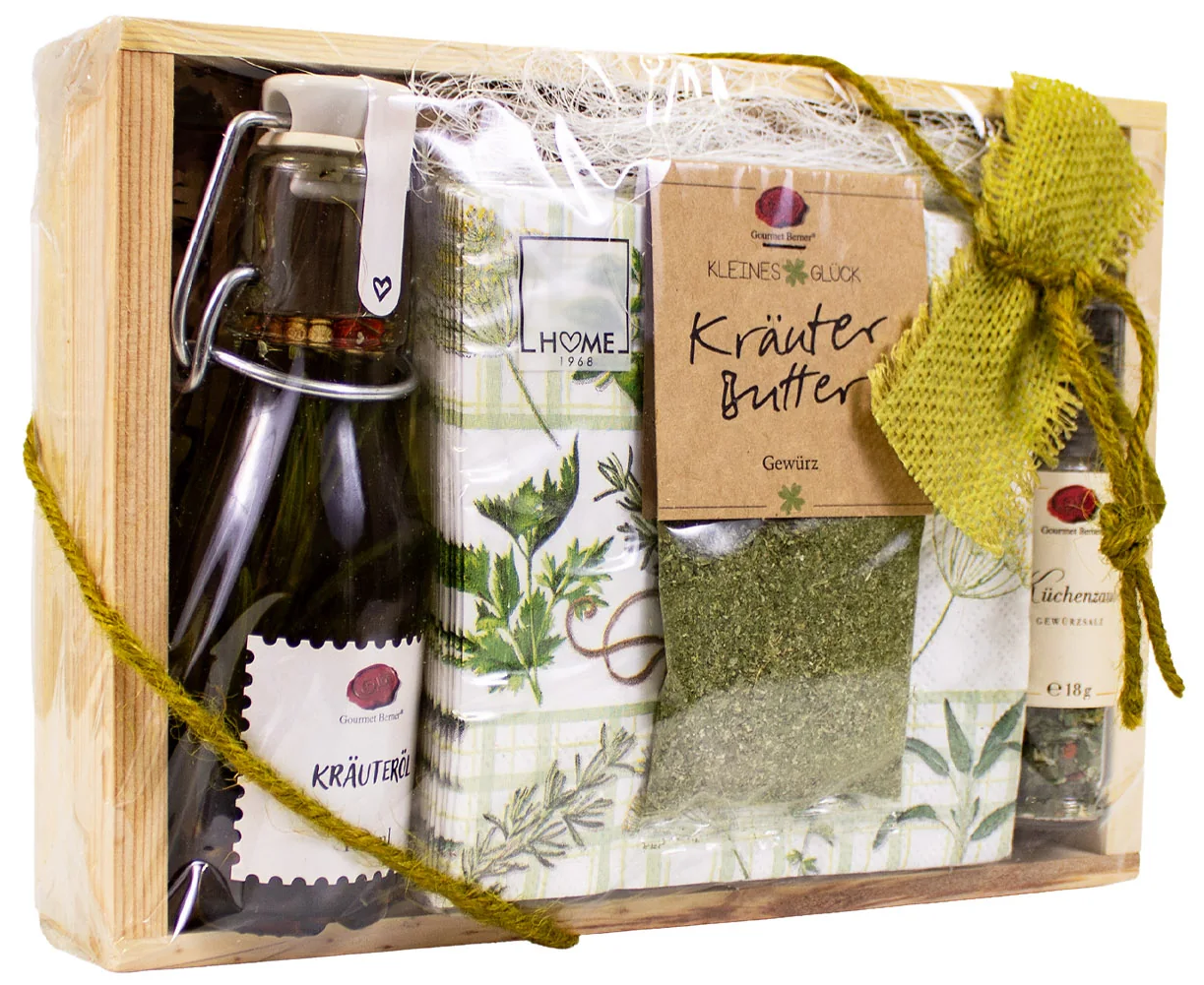 Kleine Kellerkiste - Kräuterbutter