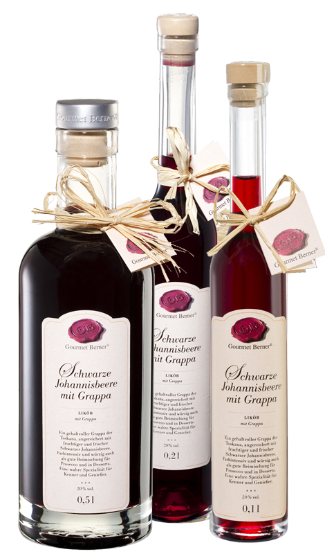 Schwarze Johannisbeere mit Grappa (Gourmet Berner) - Feinkost-Pohl
