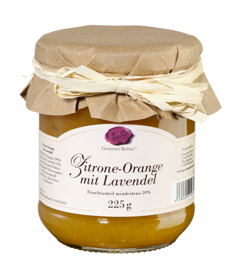Zitrone-Orange mit Lavendel (Gourmet Berner)